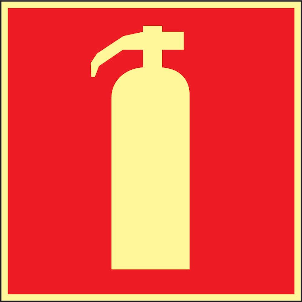 Brandskylt 210x210 mm Supernova    brandsläckare