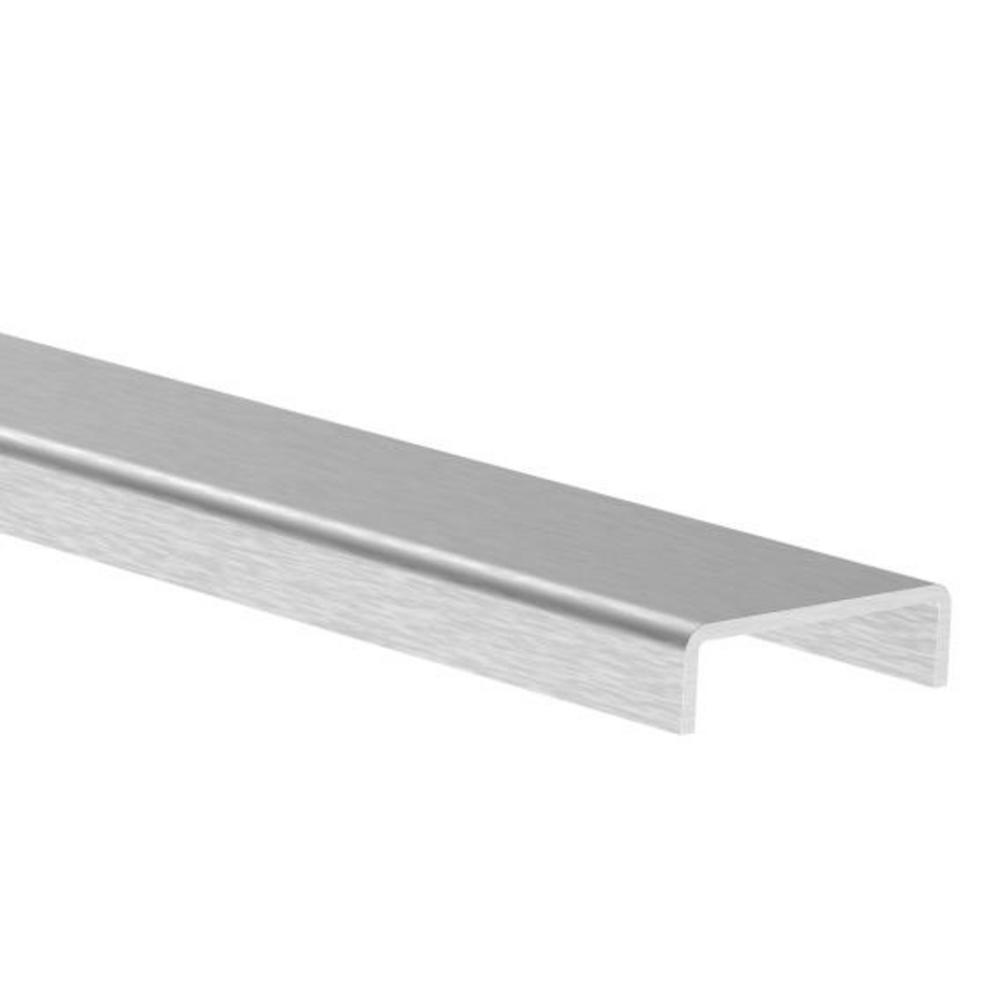 Överliggare rostfri 20,5x6mm, L=6m, 16-17,52mm glas, AISI304 ...