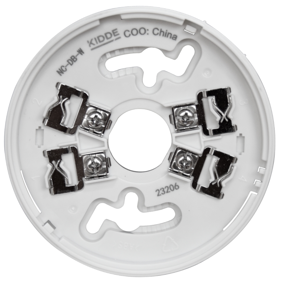 Sockel för rökdetektor, NC-DB-W    vit
