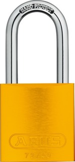 Hänglås Abus 72/40HB40 gul