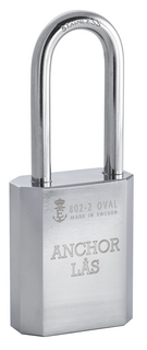 Hänglås Anchor 802-2 B60 oval      cylinder -Självlåsande