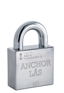 Hänglås Anchor 880-4 B27 Klass 4   inkl. 2st nycklar med löstagbar