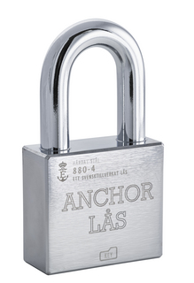 Hänglås Anchor 880-4 B50 Klass 4   inkl. 2st nycklar med löstagbar