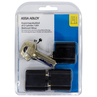 Cylinder 1201 3st LL med 5 nycklar MSV Mirus GDS