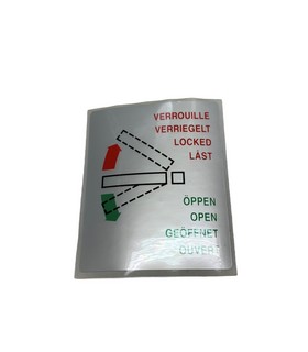 Dekal 9565T vänster