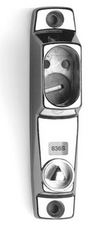 Säkerhetshandtag 836S för oval     cylinder 53mm pinne