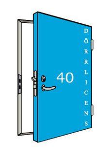 Dörrlicens ARX 40st dörrar
