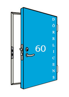 Dörrlicens ARX 60st dörrar