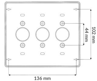 Kopplingsbox Fatum 4103 plast 3    plint med signeringsöppning