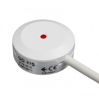 Glaskrossdetektor GD470-6          med reläutgång, limmad, 6m kabel