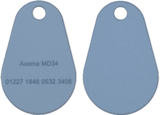 Passerbricka Axema MD34            grå, DESFire