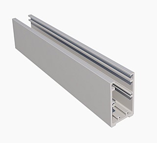 Nordic Frame N45 natur (8mm glas)  5,5m kpl, färdigmonterat falsgummi