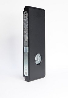 Nordic Frame Flexible lås höger    utan cylinderurtag, 10mm, svart