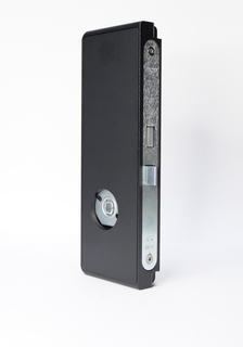 Nordic Frame Flexible lås vänster  utan cylinderurtag, 10mm, svart