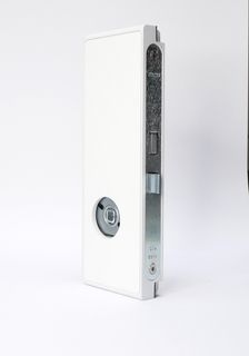Nordic Frame Flexible lås vänster  utan cylinderurtag, 10mm, vit