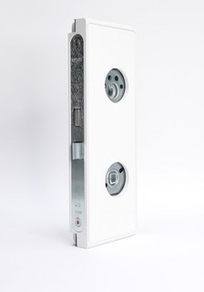 Nordic Frame Flexible lås höger    med cylinderurtag, 10mm, vit