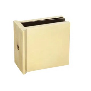 Golvfäste , 55x50x30mm, 6-10mm     glas, polerad mässing