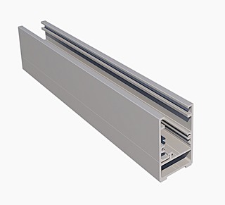 Nordic Frame N45D natur (12mm glas)5,5m kpl, färdigmonterat falsgummi