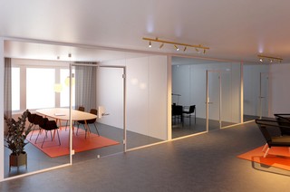 Nordic Frame karmpaket D45 (nya)   pardörr, exkl. beslag, vit RAL9016