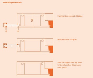 Nordic Frame Portal, svart ek      infärgat klarlack, dB38, inåtgående