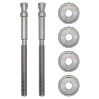 Dold bultsats Bänebeslag till 25mm rör (parmontage)