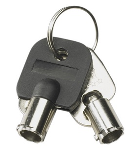 Låshandtag 2930 vänster LL 1020    mattkrom x=50mm