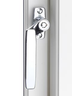 Låshandtag 293 höger LL 1012       mattkrom x=50mm