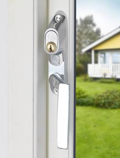 Låshandtag 790 höger krom x=44mm