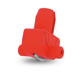 Silberschnitt® hjulhållare 155°,   röd, modul 416 plast, 10st