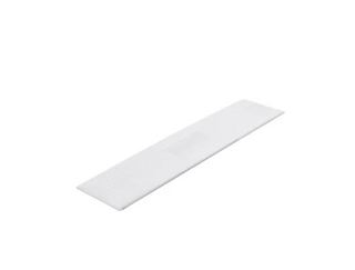 Plastkloss 100x50x1 mm, vit        kartong á 500st