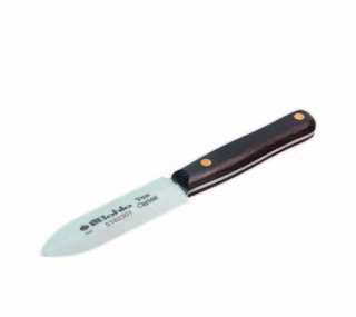 Kittkniv Don Carlos med rygg       brun skaft