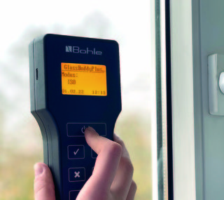 GlassBuddy Plus glastjockleksmätaremed grafisk display