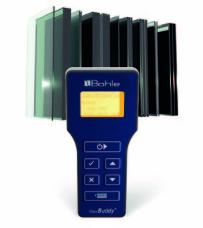 GlassBuddy Plus glastjockleksmätaremed grafisk display