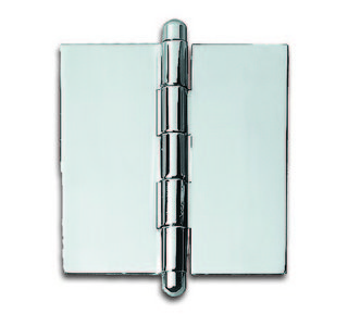 Glasdörrgångjärn 65 x 80 mm        för innanliggande dörrar