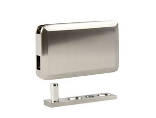 Vitreasy 006 Möbelhörn gångjärn,   glas-trä 65 x 40 mm, RF-utseende