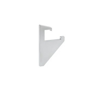 Set med täckkåpor till Glasstöd    Profil, lika rostfritt, 8 mm Glas