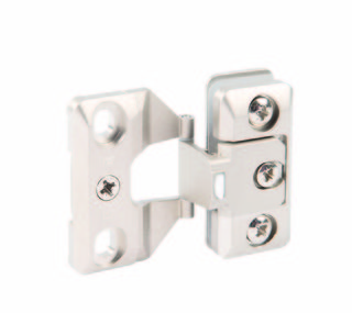 Vitreasy 003 Möbelgångjärn,        glas-trä