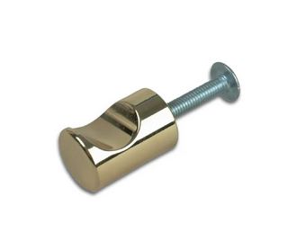 Dörrknopp 15 x 22 mm               blankförkromad