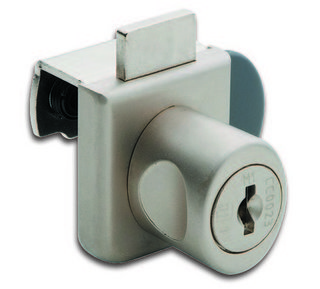 Glasdörrlås kan klämmas fast       för dörrar, lika låsning