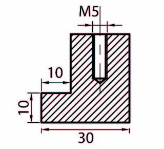 Duschdörrknopp dubbelsidig         SK001, svart