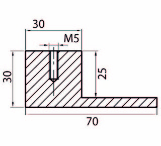 Duschdörrknopp SK002,              blankförkromad