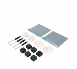 Monteringssats för spegel          safeclix® 08, upp till 0,8 m2 yta