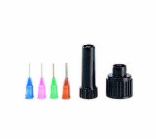 Doseringsnålssats, 4 olika         (rosa,grön,blå,bärnsten)