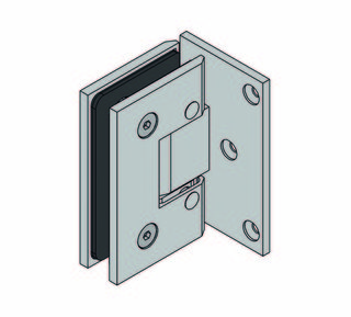 Gångjärn Bilbao Select G/V 90°     enkelsidigt, blankförkromad