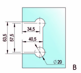 Gångjärn Bilbao Select G/V 90°     enkelsidigt, RF-utseende