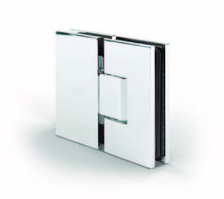 Gångjärn Bilbao Select G/G 180°,   blankförkromad