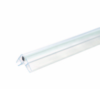 Duschdörrtätning med magnetprofil  90° för 6-8mm glas, L= 2160mm