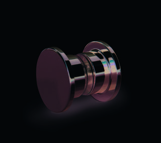 Duschdörrknopp RK004,              blankförkromad