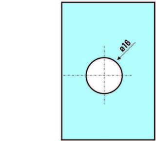 Duschdörrknopp RK004,              blankförkromad