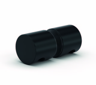 Duschdörrknopp RK 002 dubbelsidig, svart